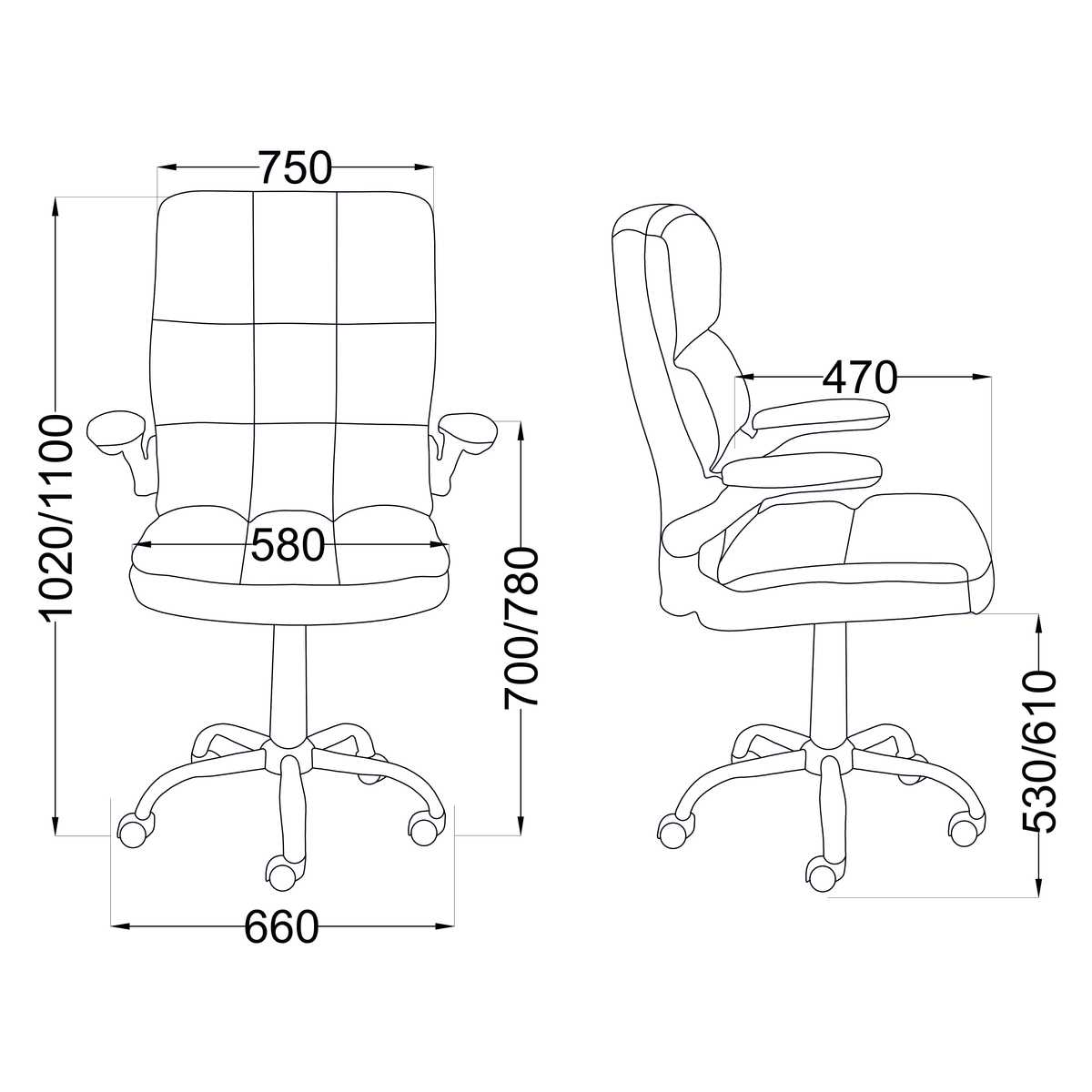 Кресло руководителя AksHome Caesar темно-синий, велюр 86366 1