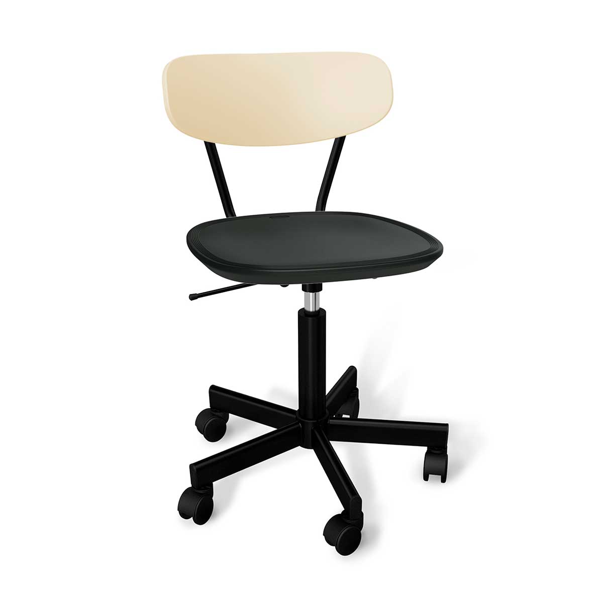 Детское кресло Sheffilton SHT-ST85-2/S121М бежевый/черный/черный муар 4236788702