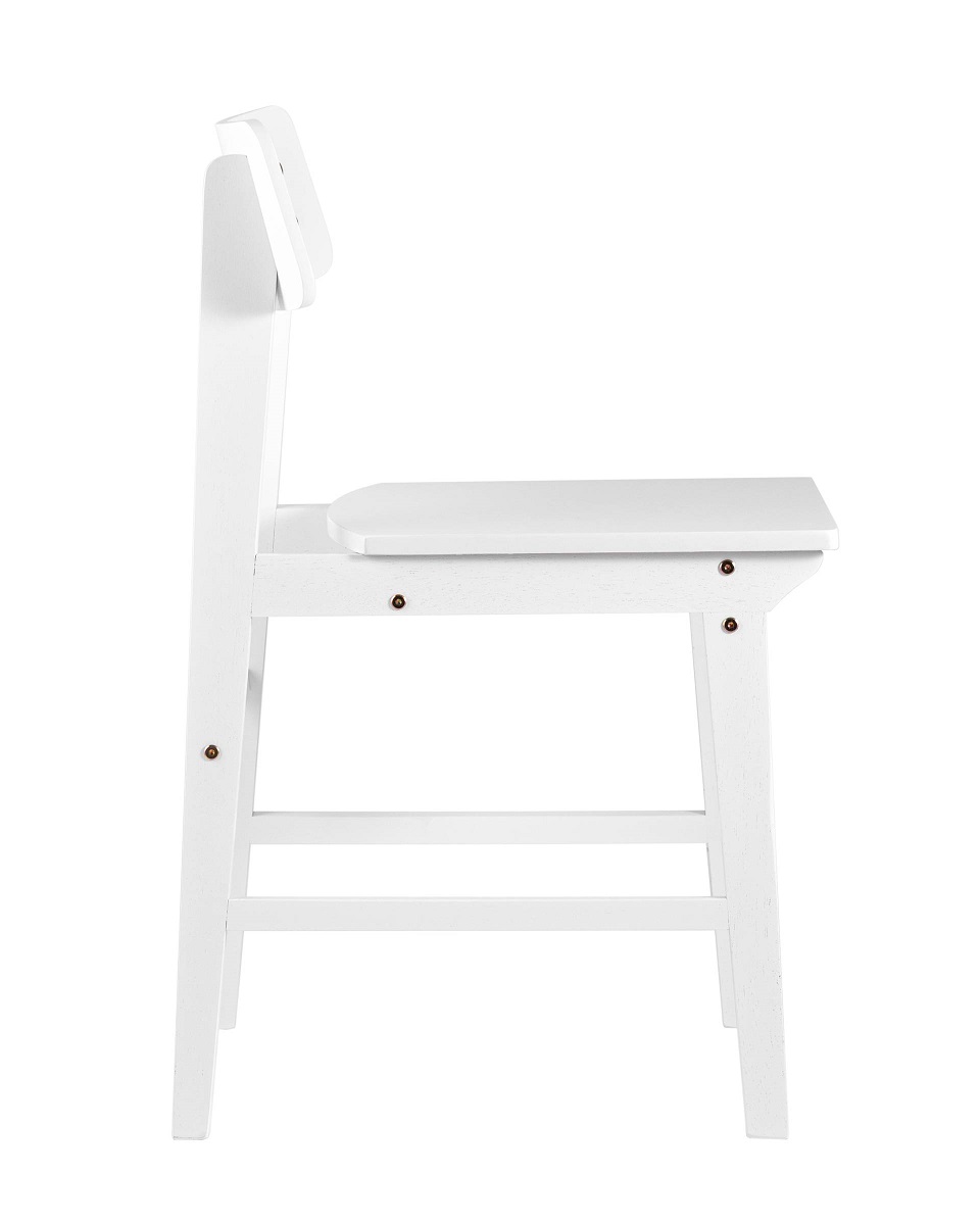 Комплект стульев Stool Group ODEN WOOD WHITE деревянный цвет белый 2шт MH52030 WHITE X2 3