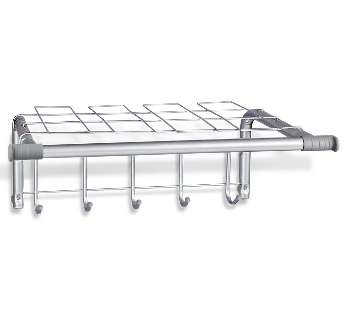 Настенная вешалка Sheffilton SHT-WH7 хром лак/серый 6077924401 3