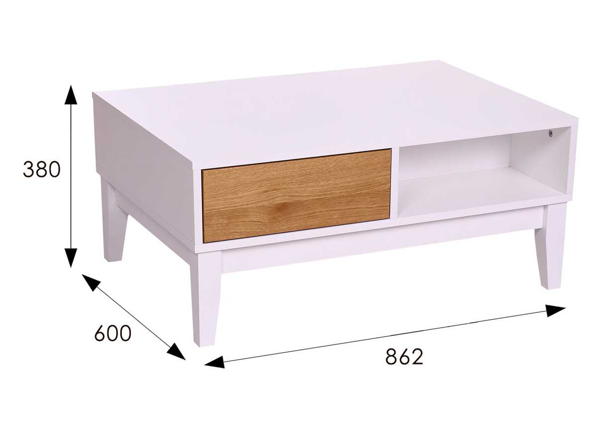 Журнальный стол Мебелик Квадро 005847 2