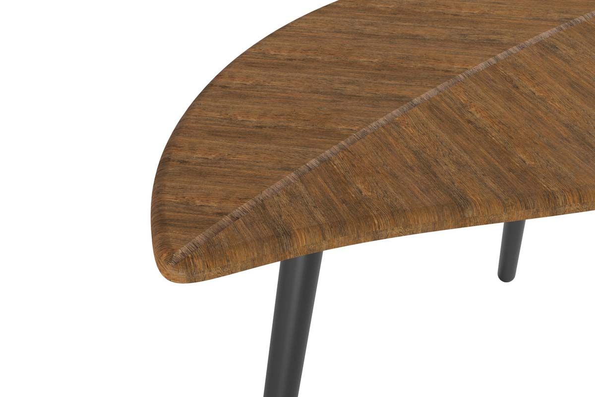 Журнальный стол Калифорния Берли (12 мм) дуб американский 3006724901 1