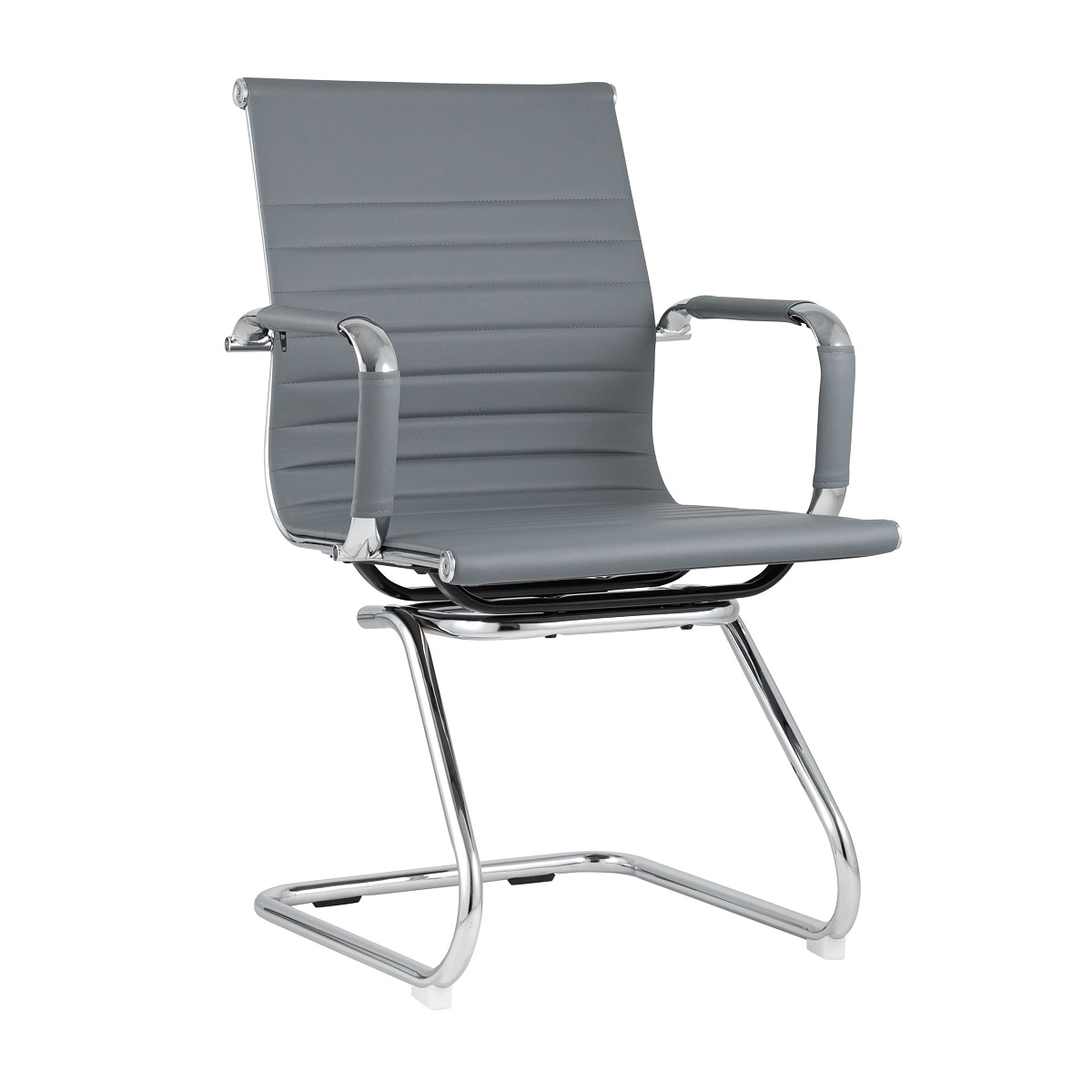 Офисный стул TopChairs Visit серое D-101L grey