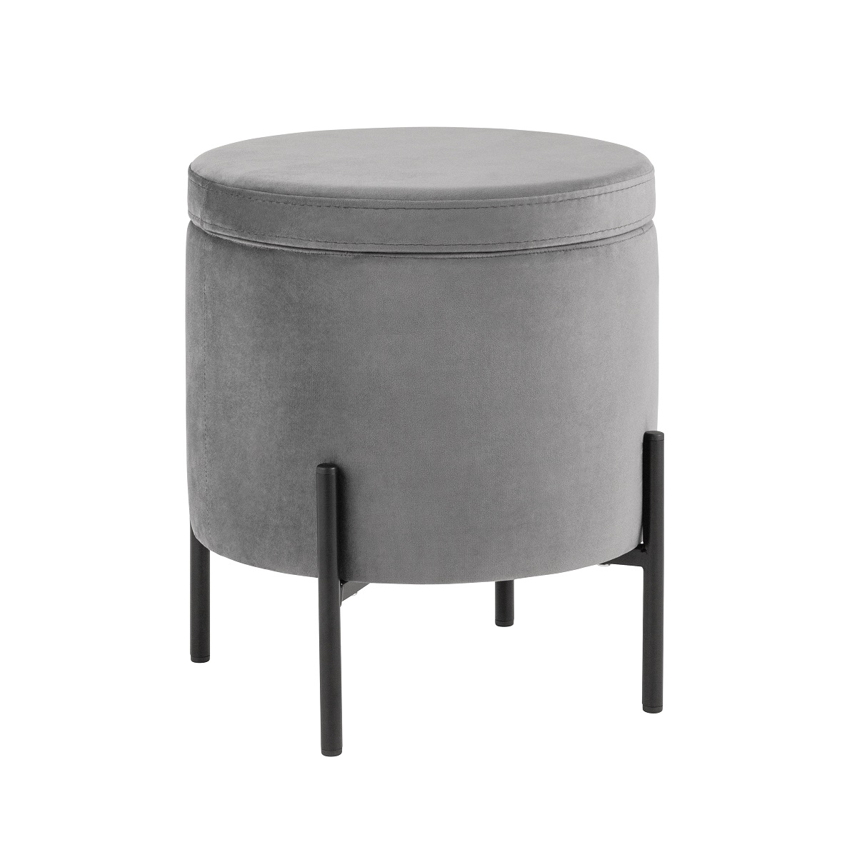 Пуф Stool Group Грейс велюр серый vd-grays-b27
