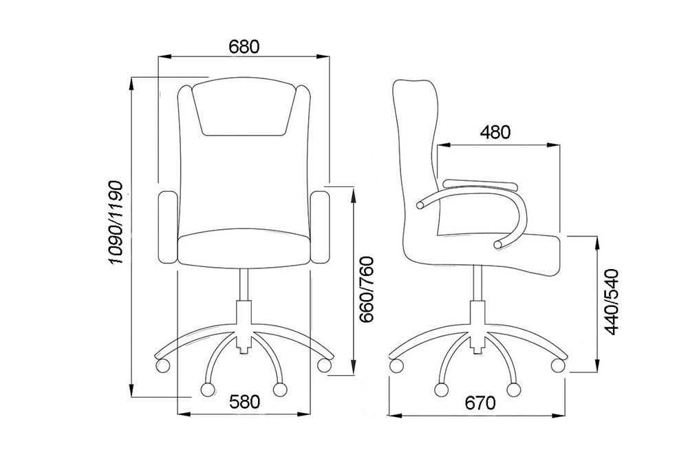 Кресло руководителя AksHome Boss серый, экокожа 48359 1