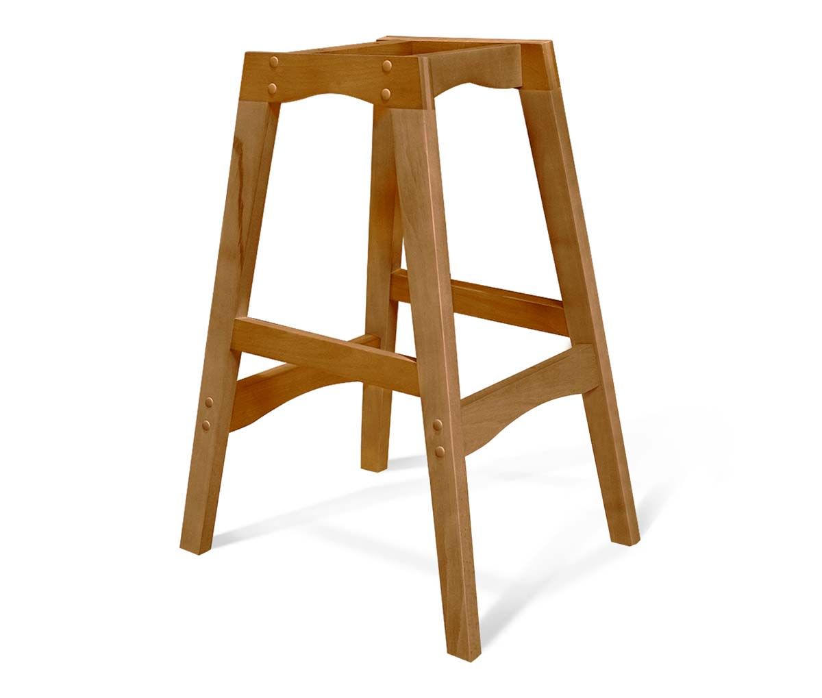 Полубарный стул Sheffilton SHT-ST31/S65-1 белый/светлый орех 2349523201 2