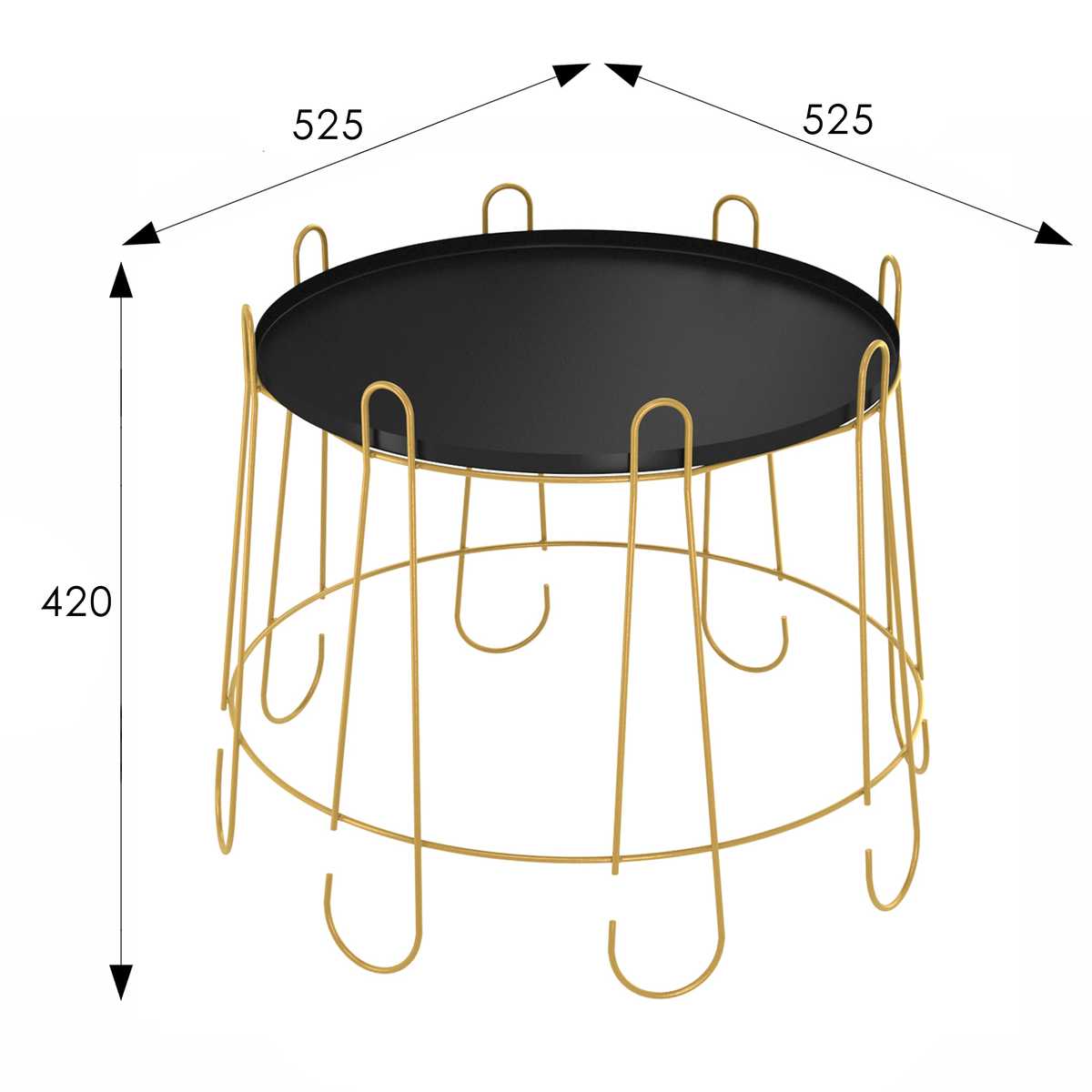 Журнальный стол Мебелик SHT-CT6-2 008657 2
