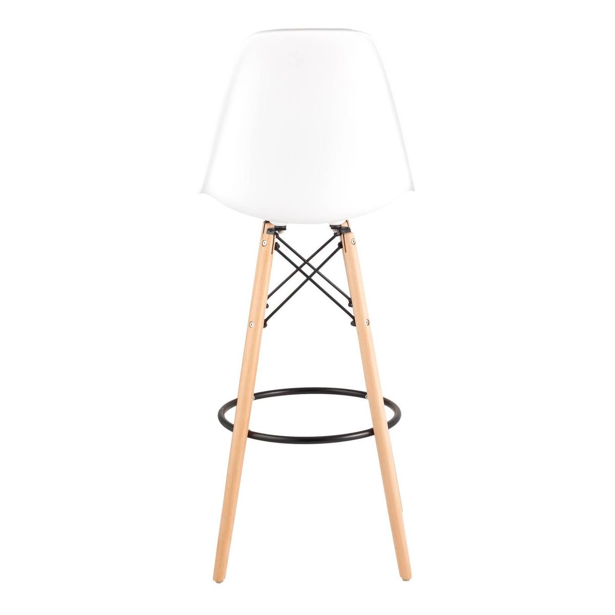 Барный стул Stool Group DSW 8056H White Seat Dual 2