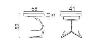 Приставной стол Milosh Tendence Asia 700886 2