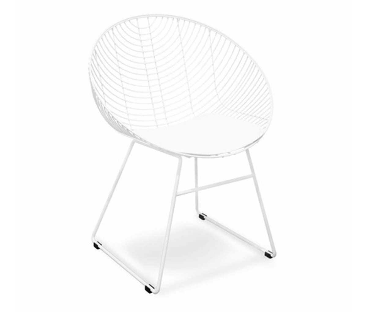 Обеденная группа Sheffilton SHT-DS153 белоснежная шагрень/хром лак/белый 5486023501 2