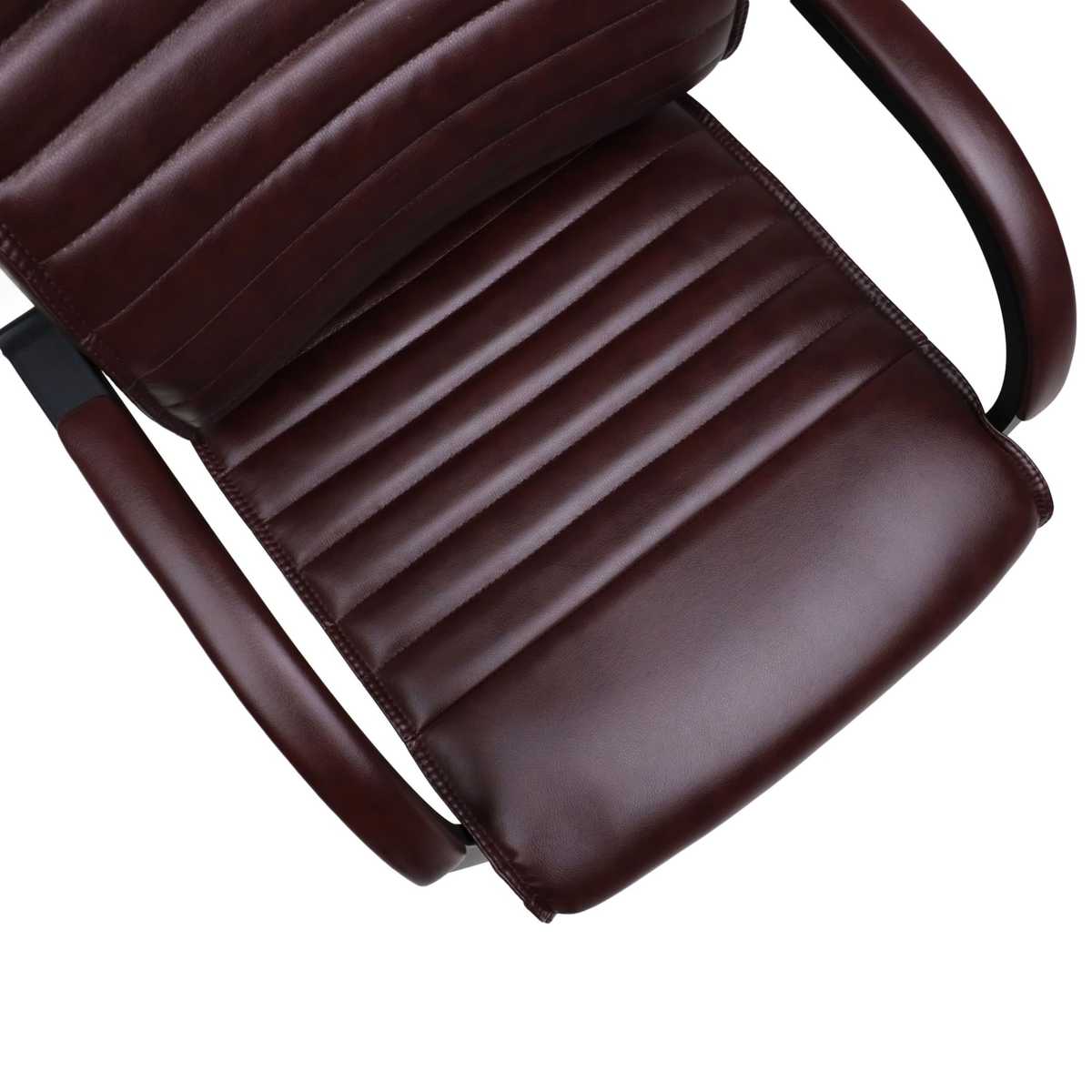 Офисный стул AksHome Augusto коричневый + черный 87589 4