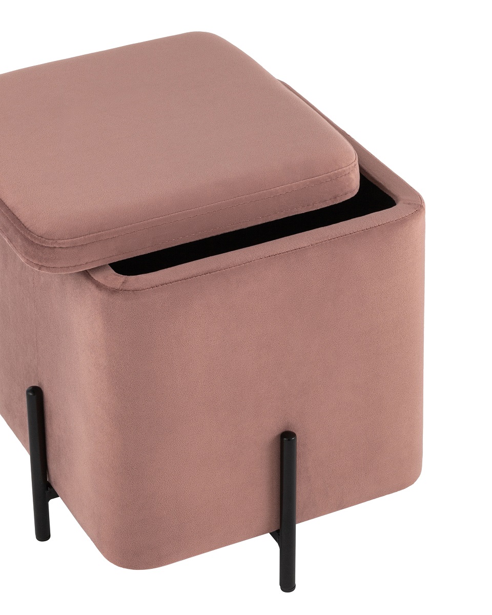 Пуф Stool Group Грейс велюр квадрат пыльно-розовый vd-grays-kv-b15 3