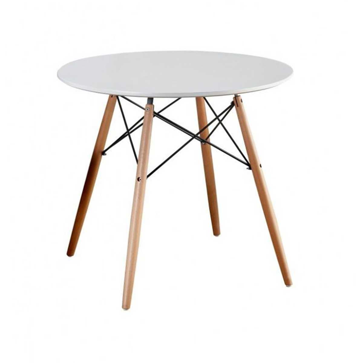 Кухонный стол AksHome Leila белый, мдф 38182