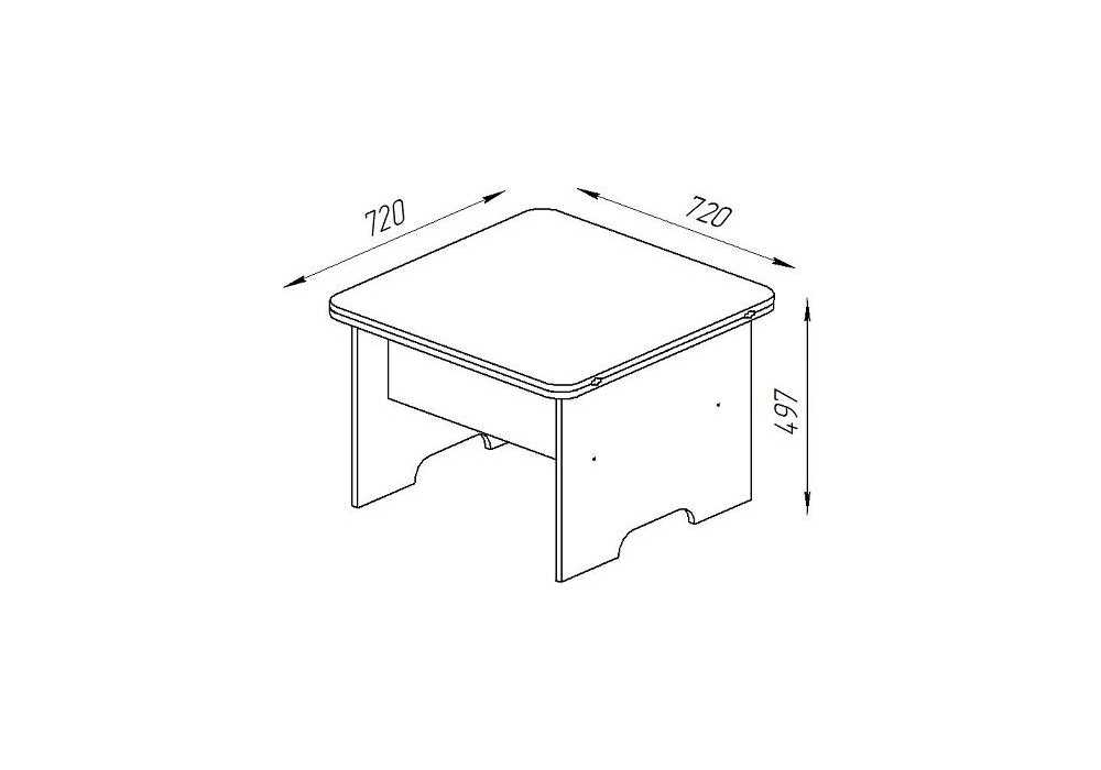 Стол-трансформер Woodville Престиж 402960 2