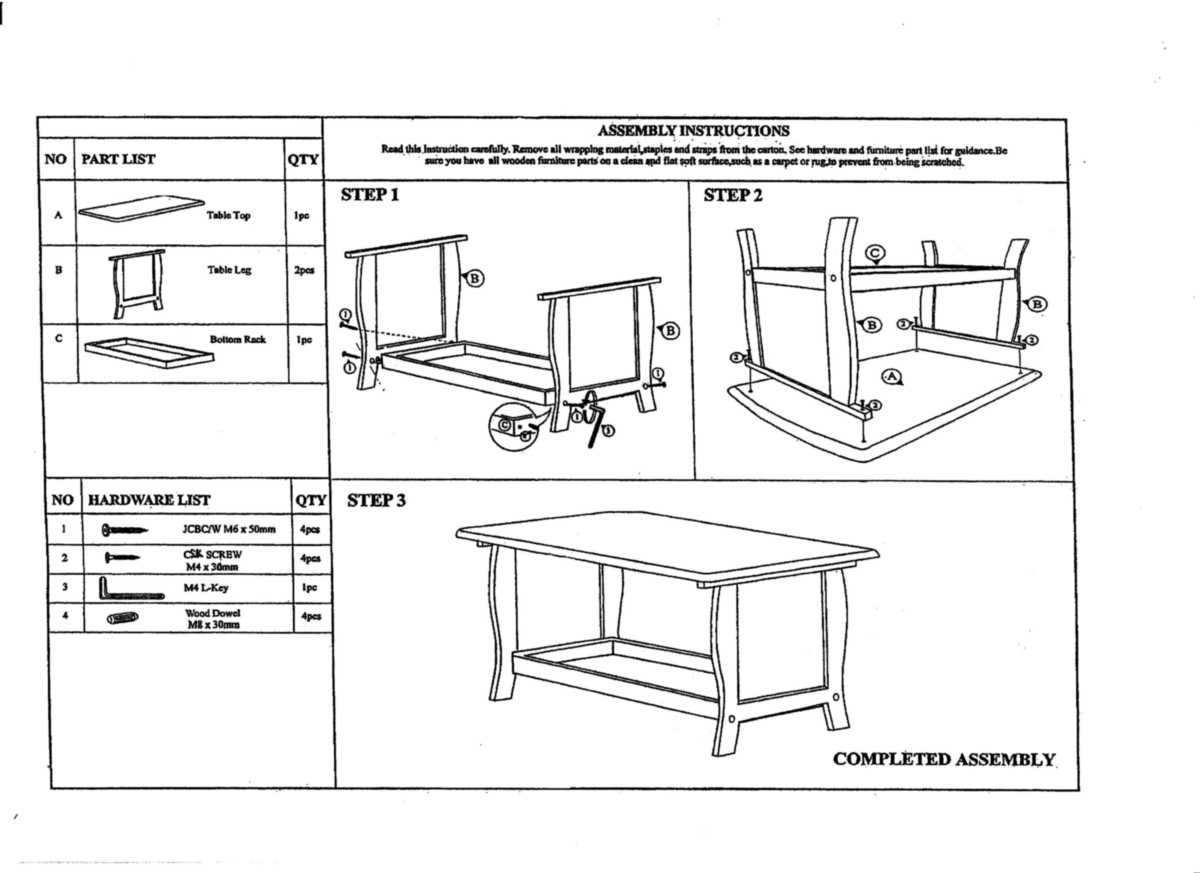 Журнальный стол Woodville Diana 1964 1