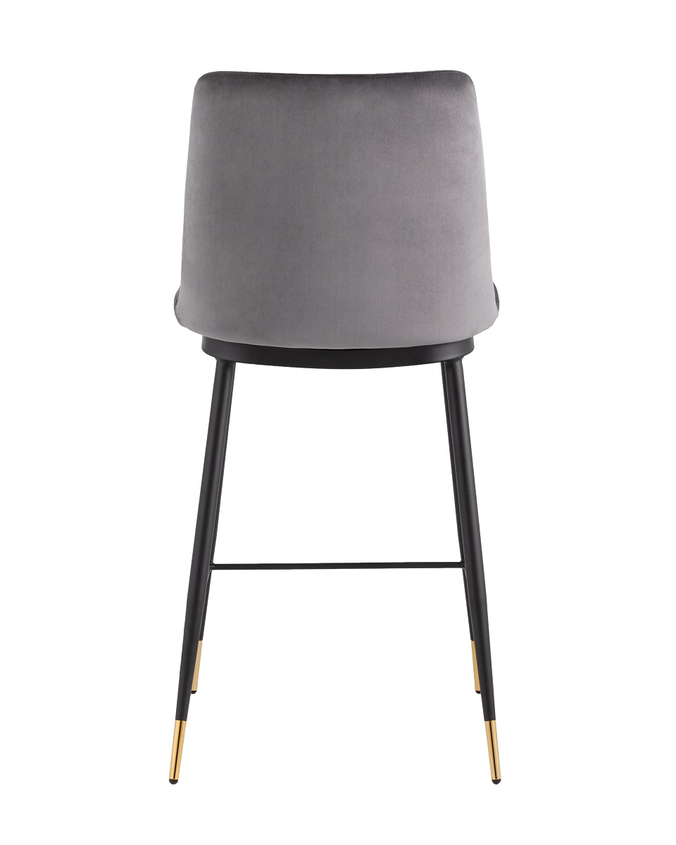 Полубарный стул Stool Group Мелисса велюр темно-серый FDC9055C DARK GREY FUT-81 4