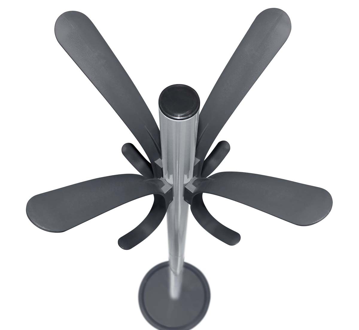 Напольная вешалка Sheffilton SHT-CR17 хром лак/антрацит 2193161001 5