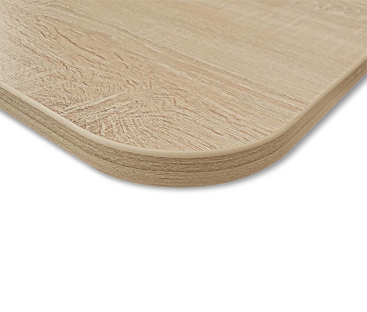 Кухонный стол Sheffilton SHT-TU14/60/60 ЛДСП белый муар/дуб сонома 3769213804 2