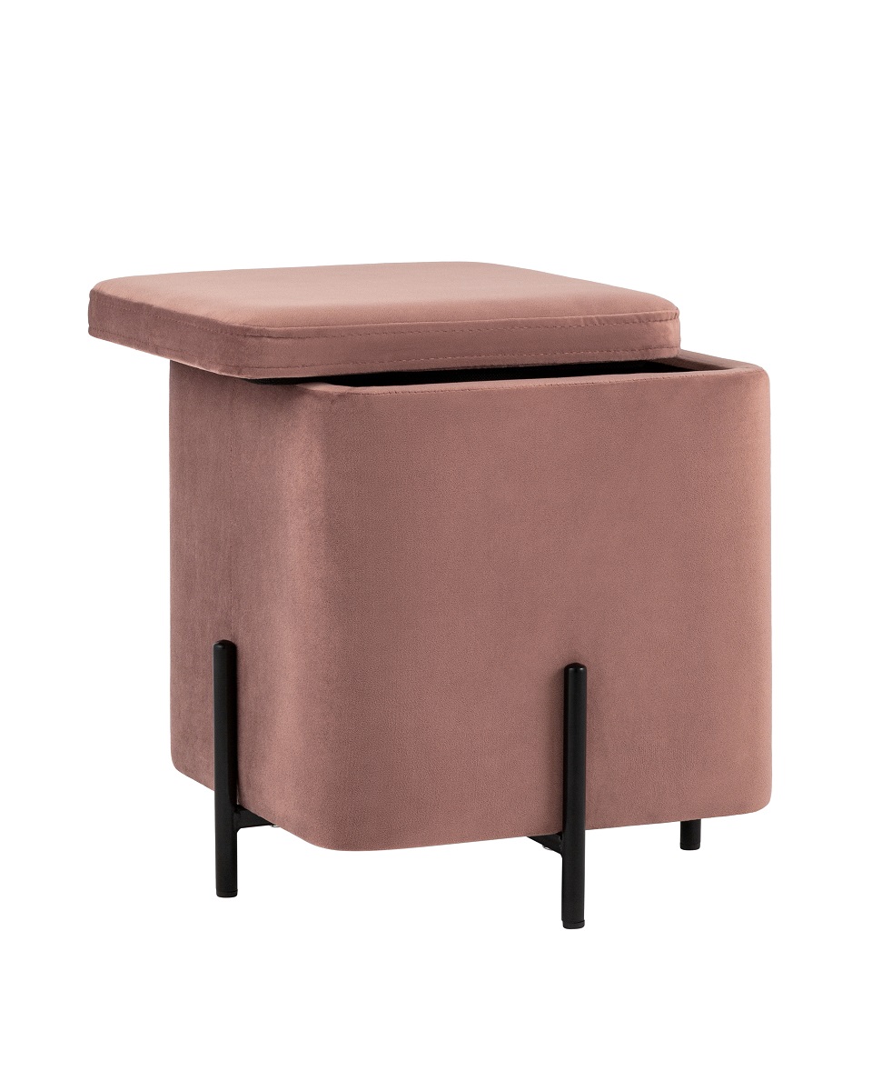 Пуф Stool Group Грейс велюр квадрат пыльно-розовый vd-grays-kv-b15 2