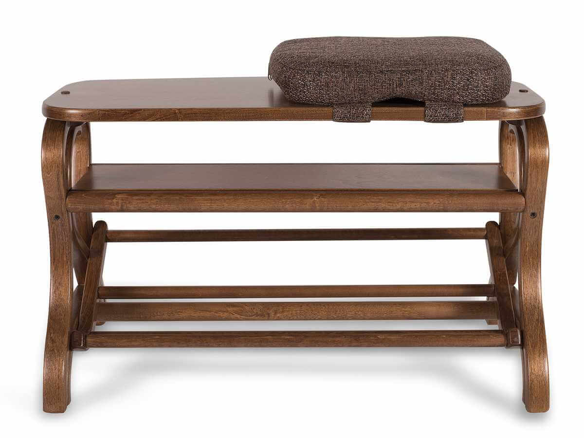 Обувница Мебелик Диана коричневый 001900 3