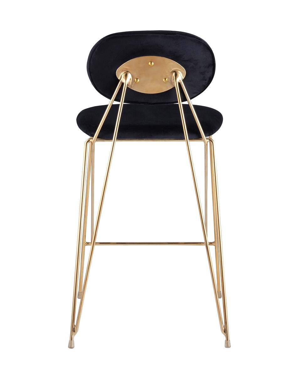 Полубарный стул Stool Group Элис вельвет темно-синий FDC8001 MIDNIGHT BLUE FUT-78 4