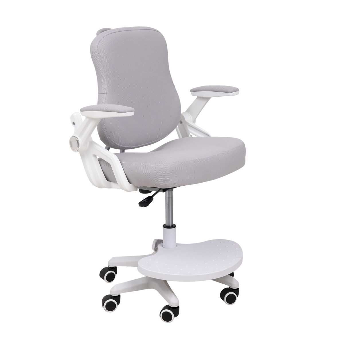 Детское кресло AksHome Swan серый, ткань 84771