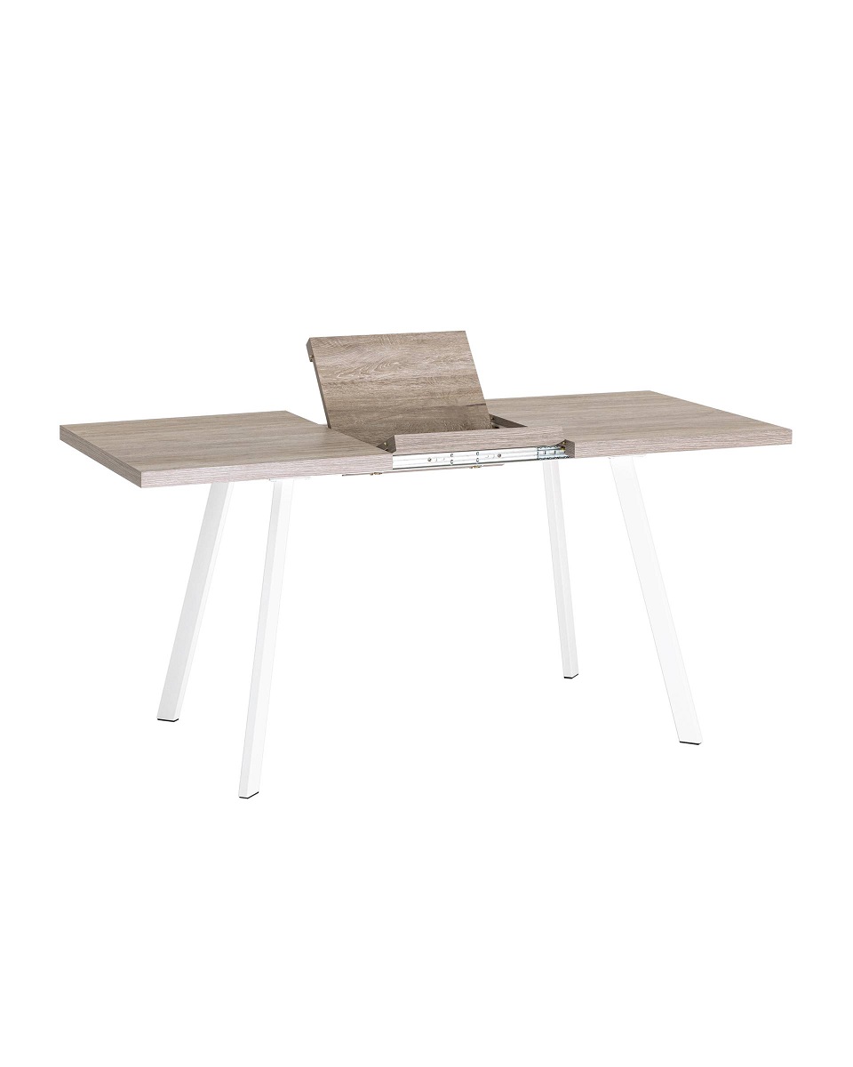 Кухонный стол Stool Group Plain 116-158*74 дуб/белый УТ000034571 2