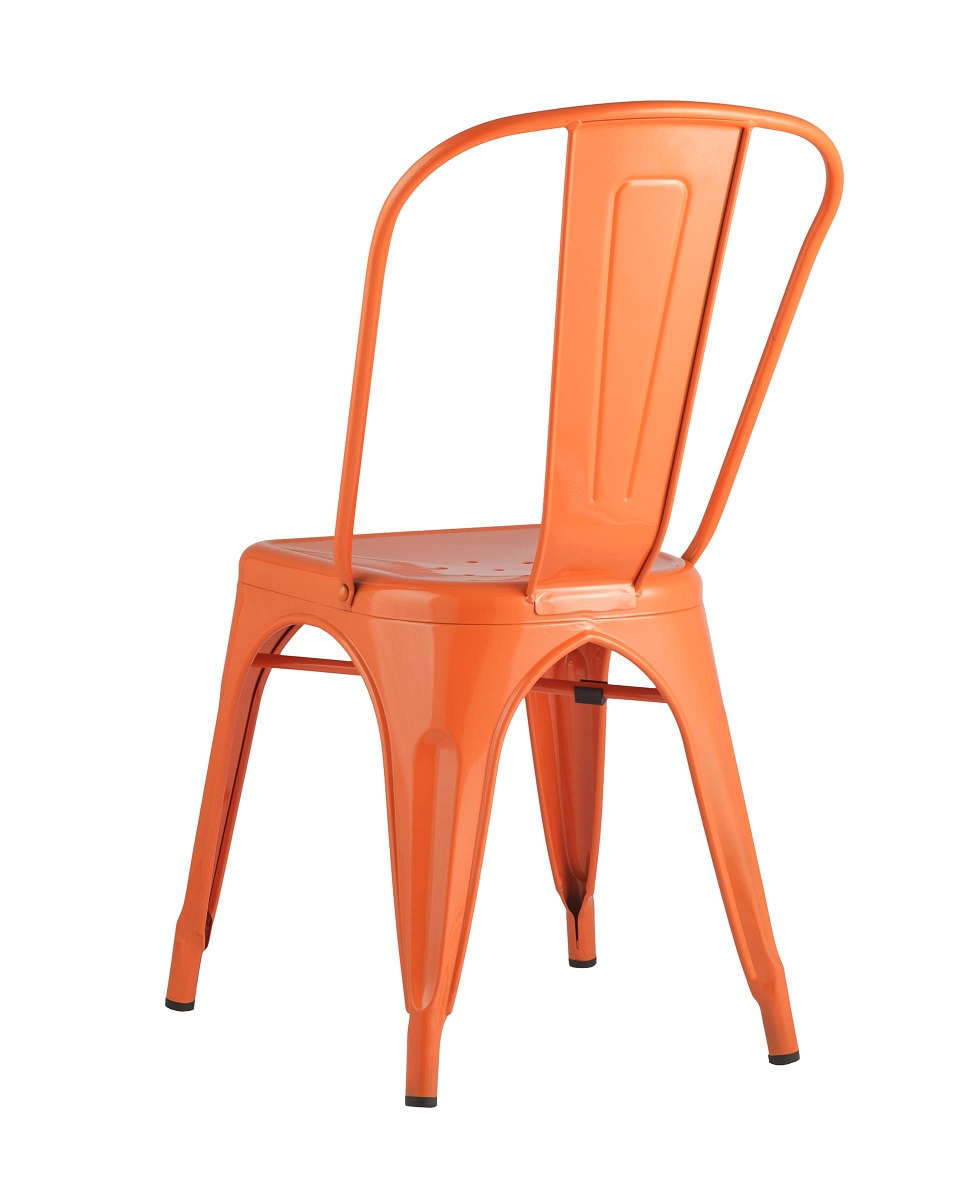 Барный стул Tolix оранжевый глянцевый YD-H440B LG-05 3