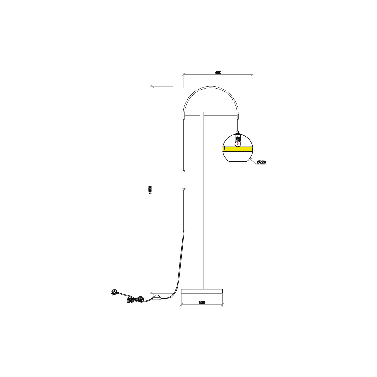 Торшер Vele Luce Diablo VL5694F01 4