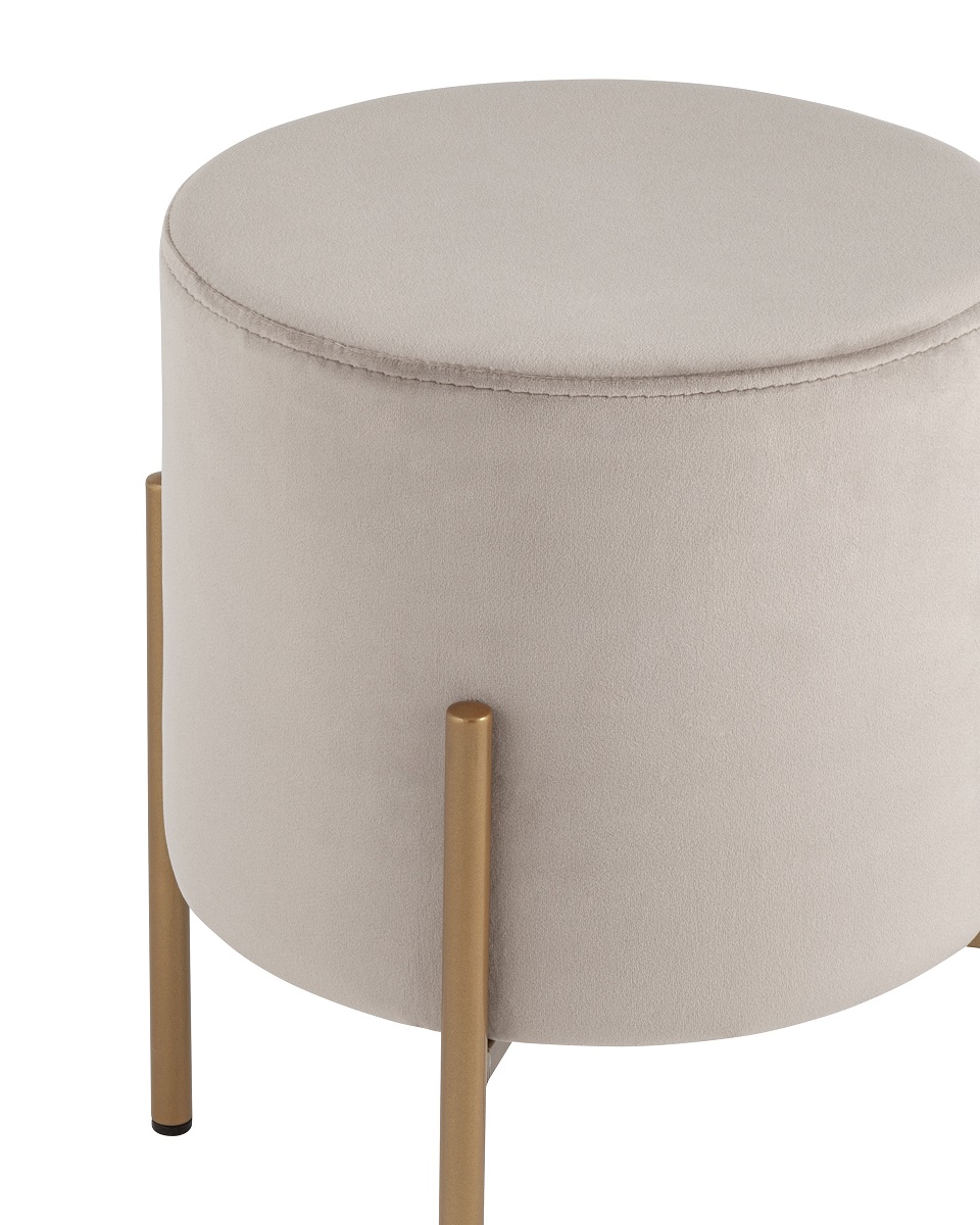 Пуф Stool Group Кейси велюр светло-серый vd-keysi-b25 2