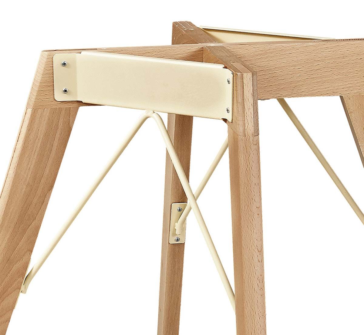 Кухонный стол Sheffilton SHT-TU9/80 МДФ прозрачный лак/белый шагрень 3864876307 3