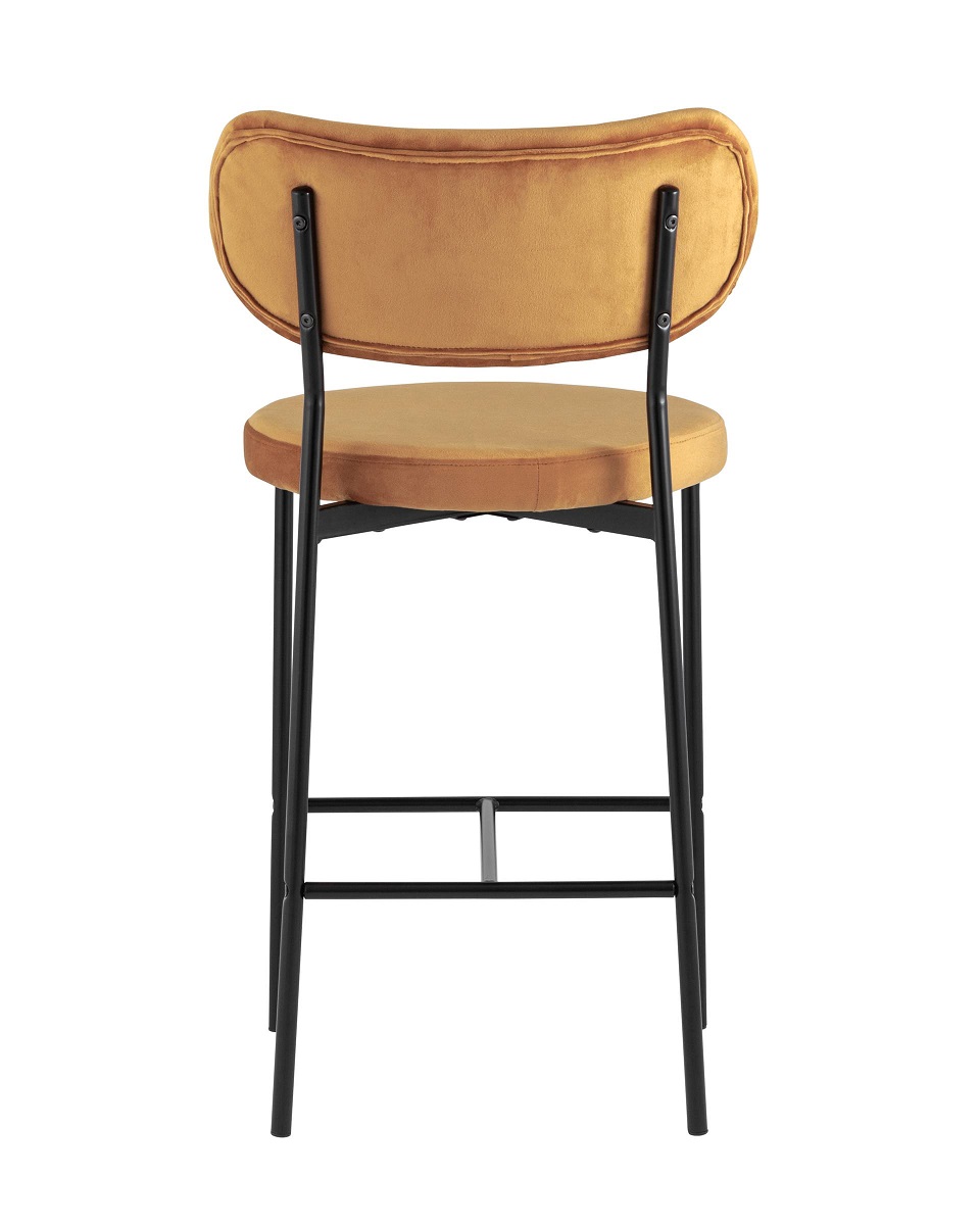 Полубарный стул Stool Group Барбара велюр терракотовый CC-09006 HLR-43 4