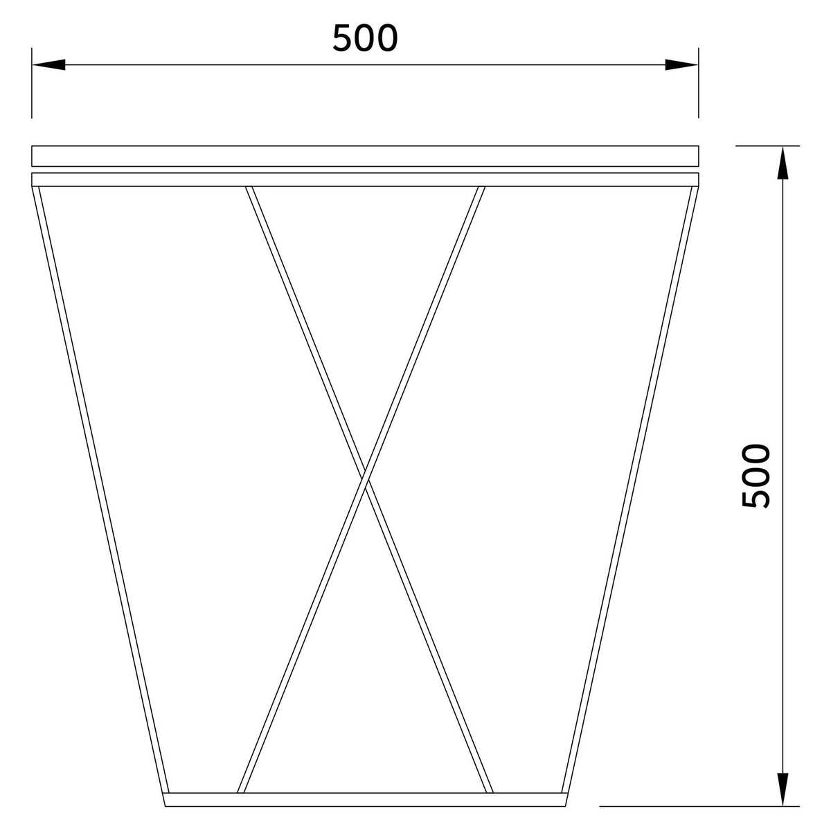 Журнальный стол AksHome Allure тонированное стекло, закаленное стекло, диаметр 50 см 66909 1