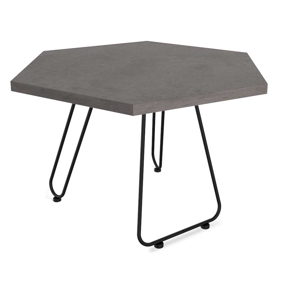 Журнальный стол Sheffilton SHT-S106/TT20 ЛДСП 70 черный муар/бетон чикаго темно-серый 4204952001