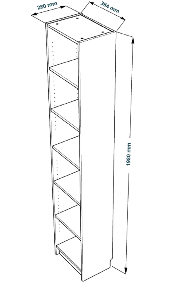 Стеллаж Шведский Стандарт VÄRMA 40 S00340 2
