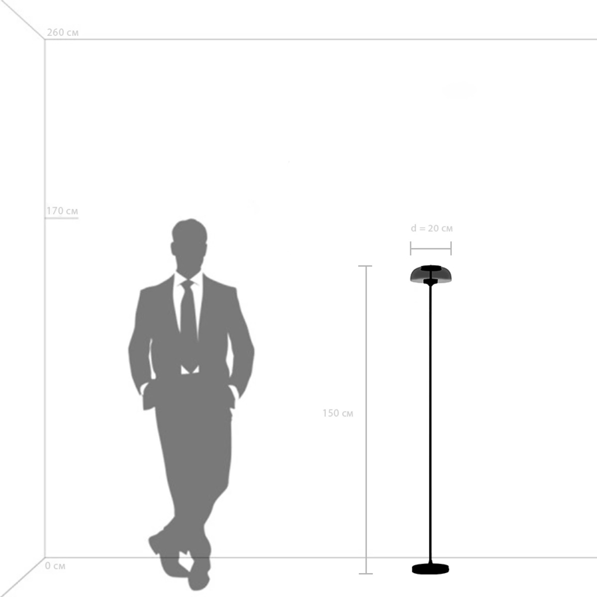 Торшер Lightstar Acrile 738773 4