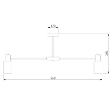 Потолочная люстра Eurosvet Vegga 70160/12 хром Smart 2