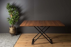 Стол-трансформер Levmar Compact D44/S53 (миланский орех/черные опоры) 7001282201 2