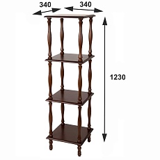 Этажерка Мебелик П 8 002089 2