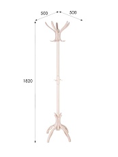 Напольная вешалка Мебелик В 12Н 003207 2