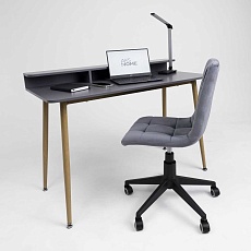 Письменный стол AksHome Jasper серый, металл 86201 3