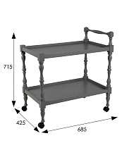 Сервировочный стол Мебелик Бридж 006587 2