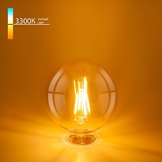 Лампа светодиодная филаментная Elektrostandard E27 6W 3300K прозрачная a048264 1