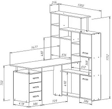 Письменный стол Woodville КС-15 295293 1