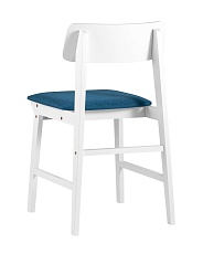 Комплект стульев Stool Group ODEN WHITE мягкое сидение синее 2шт. MH52035 WHITE APPLE-7 BLUE X2 5