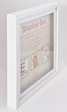 Фоторамка Innova PI09910 Ф/рамка 30*30cm Shadow Box White (окно 25*25см), белый, МДФ (6/240) Б0046305 2