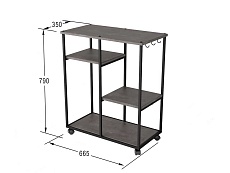 Стеллаж Мебелик Вэстри 006716 2