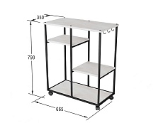 Стеллаж Мебелик Вэстри 006717 2