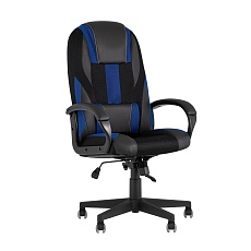 Игровое кресло TopChairs ST-Cyber 9 черный/синий текстиль/экокожа ST-Cyber 9 BLUE