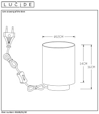 Настольная лампа Lucide Suzy 45588/01/30 2